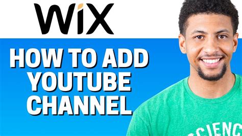 wix add youtube chanel|add youtube to wix.